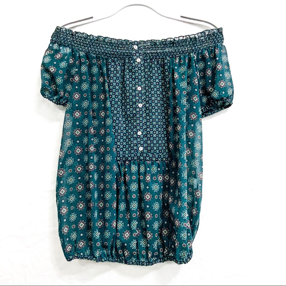 Zara Basics Off Shoulder Top